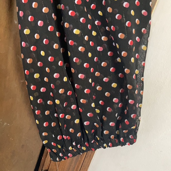 Relisted Signature multi colored polka dot w metallic accents size MP - Picture 8 of 17
